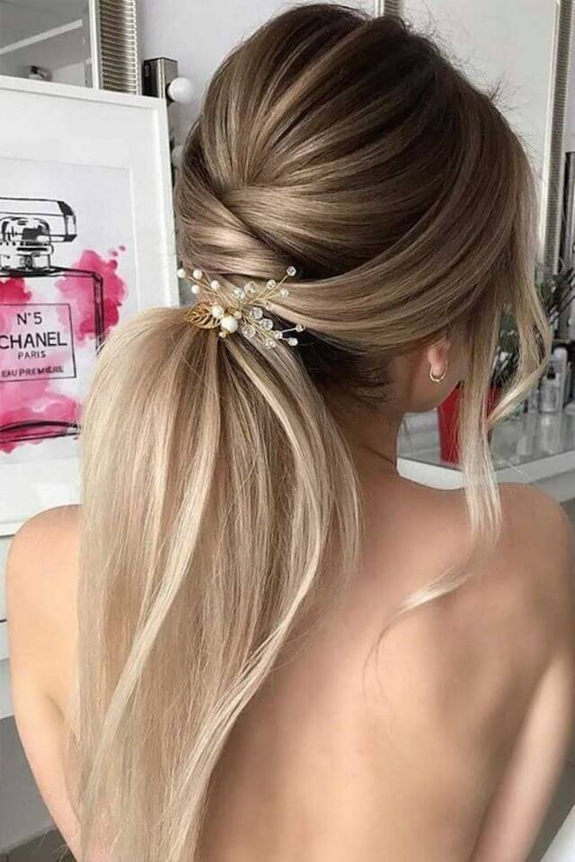 wedding day hair pieces